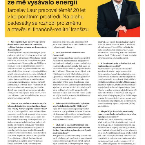 Korporátní prostředí ze mne vysávalo energii